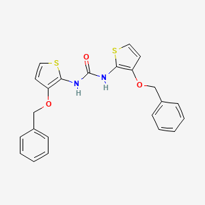 molecular formula C23H20N2O3S2 B3128949 N,N'-bis[3-(benzyloxy)-2-thienyl]urea CAS No. 339009-55-1