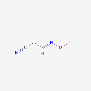 molecular formula C4H6N2O B3129063 (3E)-3-Methoxyiminopropanenitrile CAS No. 339011-86-8