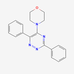molecular formula C19H18N4O B3129079 5-Morpholino-3,6-diphenyl-1,2,4-triazine CAS No. 339013-01-3