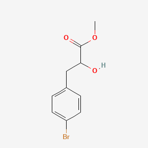 molecular formula C10H11BrO3 B3129417 Methyl 3-(4-bromophenyl)-2-hydroxypropanoate CAS No. 339048-81-6