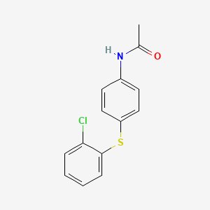 N-{4-[(2-chlorophenyl)sulfanyl]phenyl}acetamide
