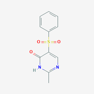 2-Methyl-5-(phenylsulfonyl)-4-pyrimidinol