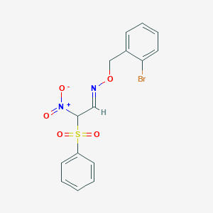2-nitro-2-(phenylsulfonyl)acetaldehyde O-(2-bromobenzyl)oxime