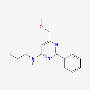 6-(methoxymethyl)-2-phenyl-N-propyl-4-pyrimidinamine