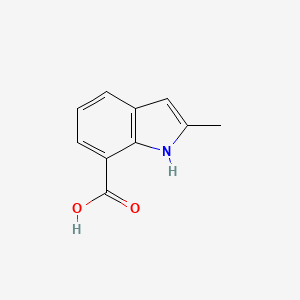 molecular formula C10H9NO2 B3130032 2-Methyl-1H-indole-7-carboxylic acid CAS No. 339366-85-7