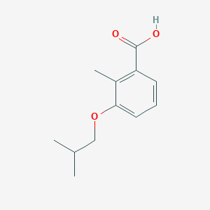 molecular formula C12H16O3 B3130038 3-Isobutoxy-2-methylbenzoic acid CAS No. 339544-62-6