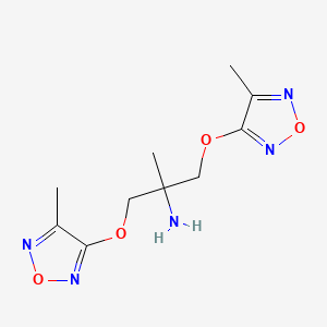 1-Methyl-2-(4-methylfurazan-3-yloxy)-1-(4-methyl-furazan-3-yloxymethyl)ethylamine