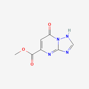 molecular formula C7H6N4O3 B3130121 Methyl 7-oxo-4,7-dihydro-[1,2,4]triazolo[1,5-a]pyriMidine-5-carboxylate CAS No. 34102-77-7