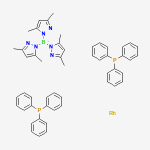 molecular formula C51H51BN6P2Rh- B3130131 CID 11520843 CAS No. 341483-76-9