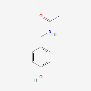 molecular formula C9H11NO2 B3130146 N-[(4-hydroxyphenyl)methyl]acetamide CAS No. 34185-04-1