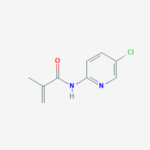 molecular formula C9H9ClN2O B3130190 N-(5-Chloro-pyridin-2-yl)-2-methyl-acrylamide CAS No. 341966-02-7