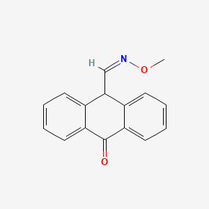 molecular formula C16H13NO2 B3130198 10-[(Z)-methoxyiminomethyl]-10H-anthracen-9-one CAS No. 341966-18-5