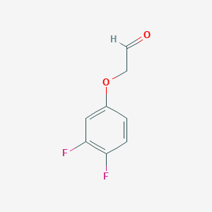 B3130332 2-(3,4-Difluorophenoxy)acetaldehyde CAS No. 342435-27-2