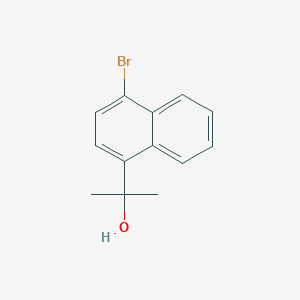molecular formula C13H13BrO B3130344 2-(4-Bromonaphthalen-1-yl)propan-2-ol CAS No. 342625-34-7
