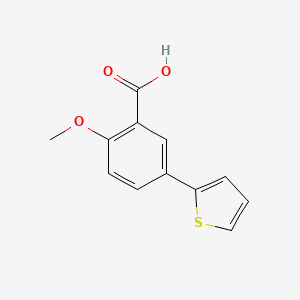 2-Methoxy-5-(thiophene-2-yl)benzoic acid