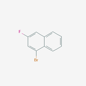 molecular formula C10H6BrF B3130378 1-Bromo-3-fluoronaphthalene CAS No. 343-53-3