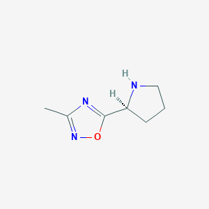 (S)-3-Methyl-5-(2-pyrrolidinyl)-1,2,4-oxadiazole
