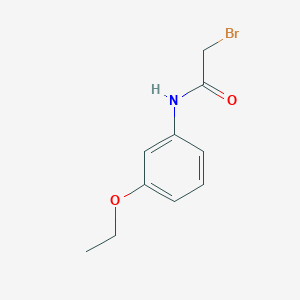 molecular formula C10H12BrNO2 B3130396 2-Bromo-N-(3-ethoxyphenyl)acetamide CAS No. 34325-69-4