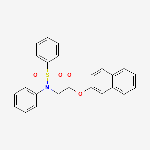 2-Naphthyl 2-[(phenylsulfonyl)anilino]acetate