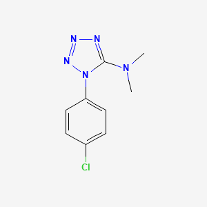 N-[1-(4-chlorophenyl)-1H-1,2,3,4-tetraazol-5-yl]-N,N-dimethylamine