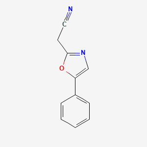 2-(5-Phenyloxazol-2-yl)acetonitrile