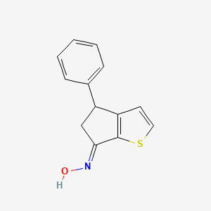 (NE)-N-(4-phenyl-4,5-dihydrocyclopenta[b]thiophen-6-ylidene)hydroxylamine