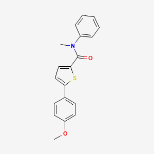 5-(4-methoxyphenyl)-N-methyl-N-phenyl-2-thiophenecarboxamide