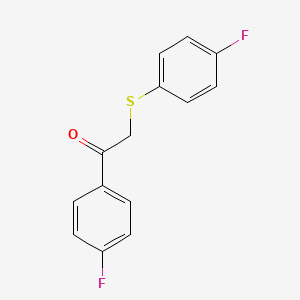 1-(4-Fluorophenyl)-2-[(4-fluorophenyl)sulfanyl]-1-ethanone