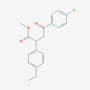 Methyl 4-(4-chlorophenyl)-2-(4-ethylphenyl)-4-oxobutanoate