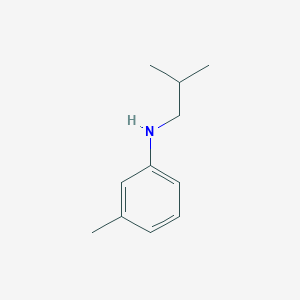 Benzenamine, 3-methyl-N-(2-methylpropyl)-