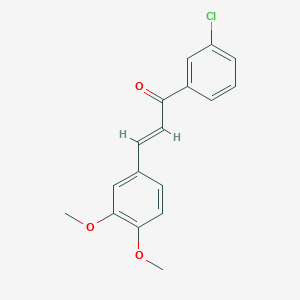 (2E)-1-(3-Chlorophenyl)-3-(3,4-dimethoxyphenyl)prop-2-en-1-one