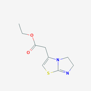 Ethyl 2-(5,6-dihydroimidazo[2,1-b]thiazol-3-yl)acetate