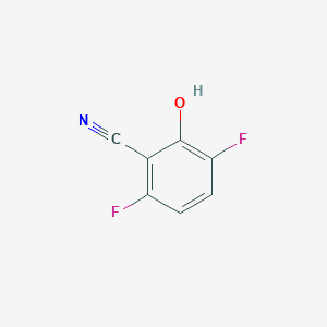 molecular formula C7H3F2NO B3130798 3,6-Difluoro-2-hydroxybenzonitrile CAS No. 344764-39-2