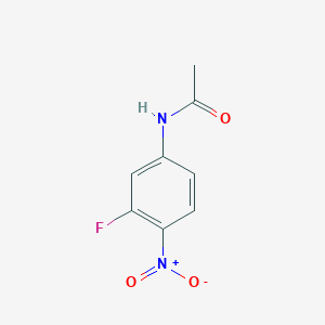 molecular formula C8H7FN2O3 B3130821 N-(3-氟-4-硝基苯基)乙酰胺 CAS No. 345-30-2