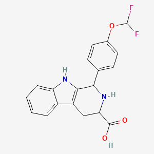 1-[4-(Difluoromethoxy)phenyl]-2,3,4,9-tetrahydro-1H-beta-carboline-3-carboxylic acid