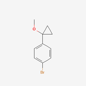 1-Bromo-4-(1-methoxycyclopropyl)benzene