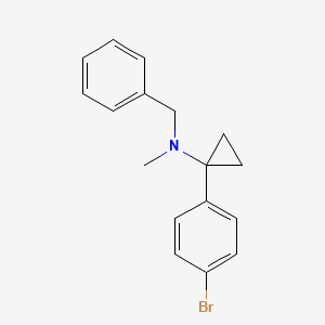 Benzyl-[1-(4-bromophenyl)-cyclopropyl]-methylamine
