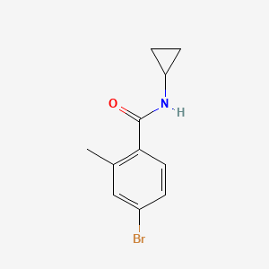 B3130896 4-bromo-N-cyclopropyl-2-methylbenzamide CAS No. 345965-99-3