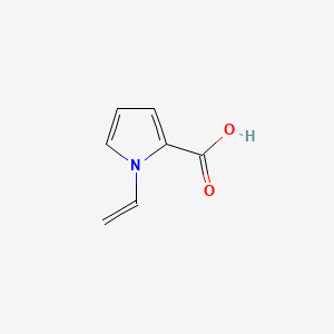 molecular formula C7H7NO2 B3130905 1-Vinyl-1H-pyrrole-2-carboxylic acid CAS No. 34600-55-0