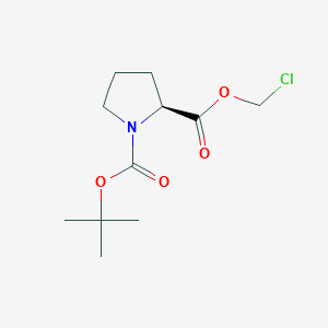 1-tert-Butyl 2-chloromethyl (2S)-pyrrolidine-1,2-dicarboxylate