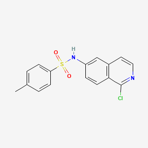 molecular formula C16H13ClN2O2S B3130964 N-(1-chloroisoquinolin-6-yl)-4-methylbenzenesulfonamide CAS No. 347146-32-1
