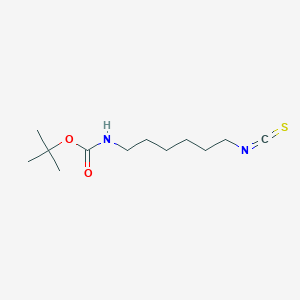 molecular formula C12H22N2O2S B3131024 tert-Butyl N-(6-isothiocyanatohexyl)carbamate CAS No. 347890-44-2