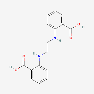 molecular formula C16H16N2O4 B3131041 N,N'-Ethylenedianthranilic Acid CAS No. 34827-82-2