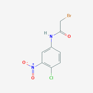 2-bromo-N-(4-chloro-3-nitrophenyl)acetamide