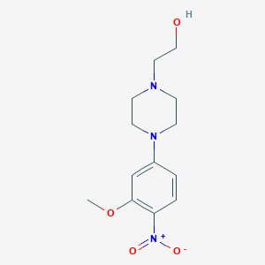 2-(4-(3-Methoxy-4-nitrophenyl)piperazin-1-yl)ethanol