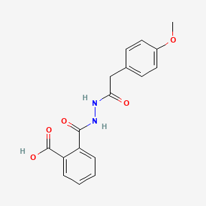 2-({2-[(4-Methoxyphenyl)acetyl]hydrazino}carbonyl)benzoic acid