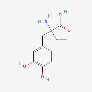 molecular formula C11H15NO4 B3131276 rac alpha-Ethyl DOPA CAS No. 35115-72-1