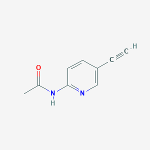 molecular formula C9H8N2O B3131292 N-(5-乙炔基吡啶-2-基)乙酰胺 CAS No. 351324-98-6
