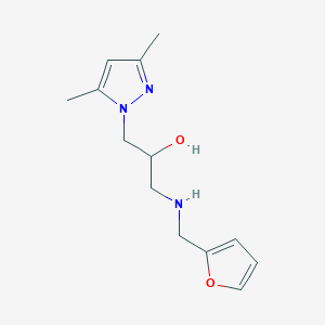 1-(3,5-Dimethyl-pyrazol-1-yl)-3-[(furan-2-ylmethyl)-amino]-propan-2-ol