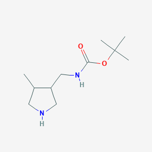 tert-Butyl ((4-methylpyrrolidin-3-yl)methyl)carbamate